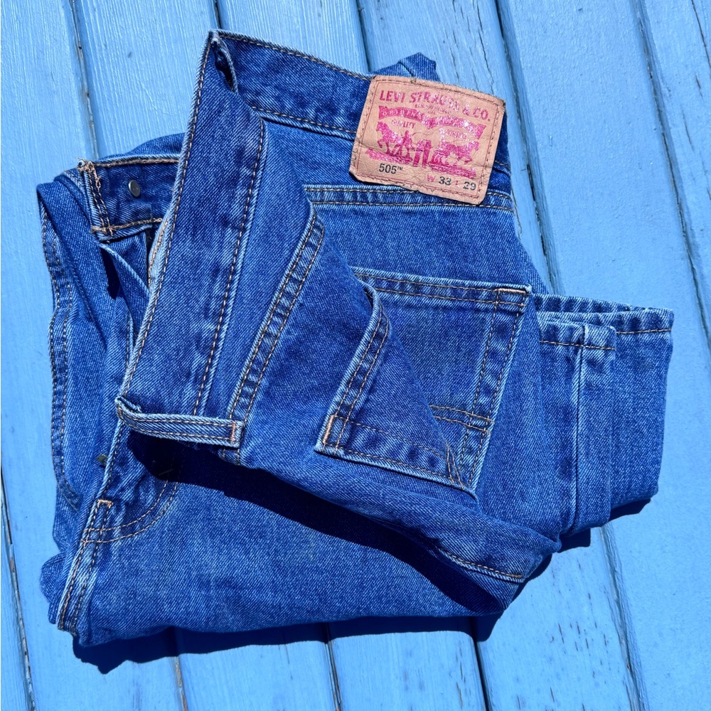 Levi 505s zipper fly, 33x29